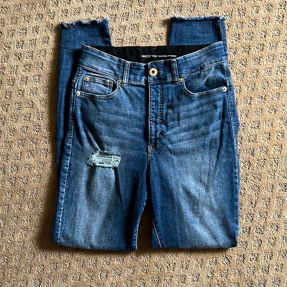 INC International Concepts Denim - INC Sculpted Denim High Rise Skinny Jean